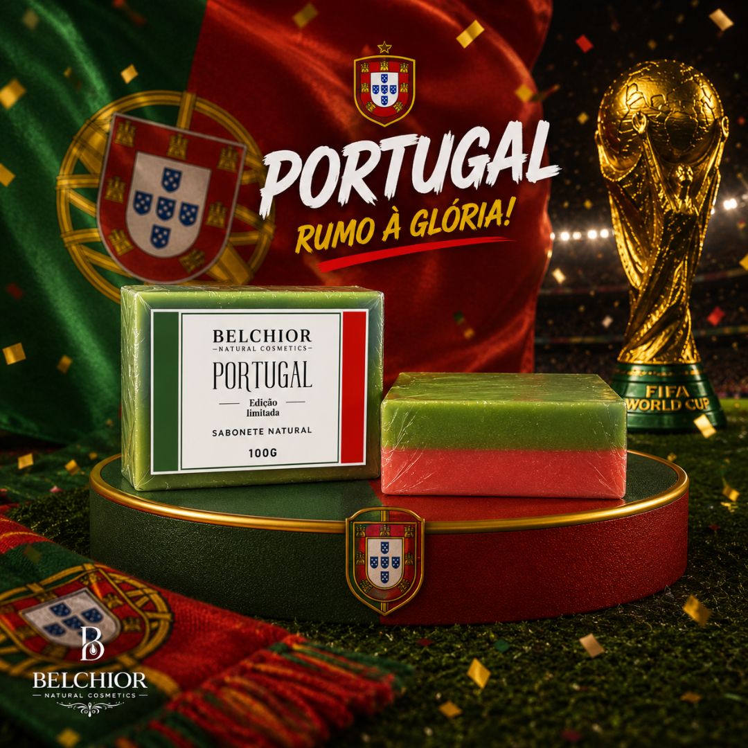 Sabonete Portugal 100g – Edição Especial Copa do Mundo