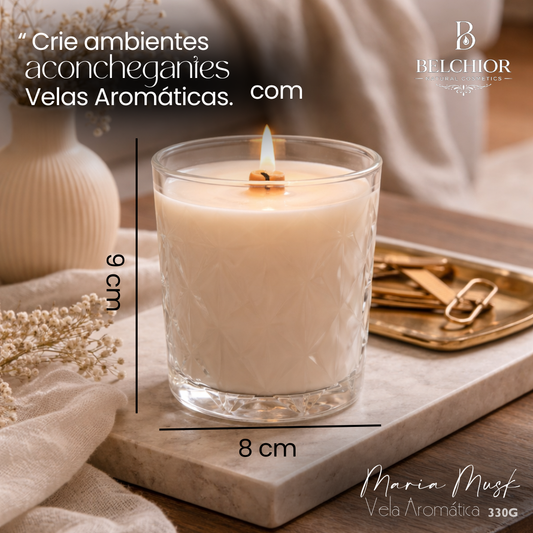 Vela Aromática Maria Musk – 330g