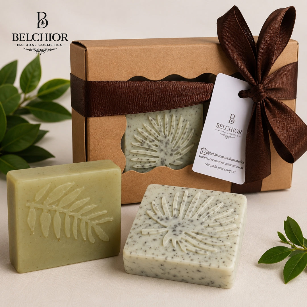 Kit Sabonetes de Argila Verde & Aloe Vera