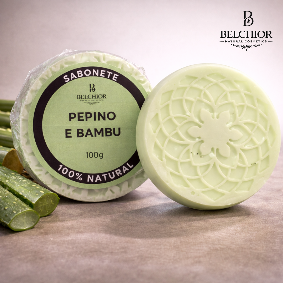 Sabonete pepino e bambu 100g