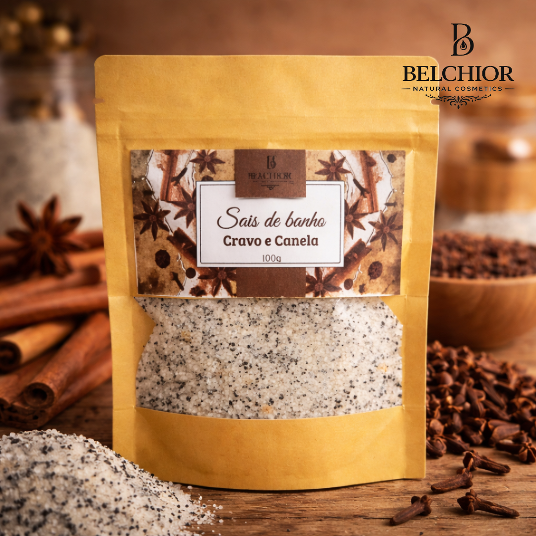 Sais de Banho de Cravo & Canela 100g