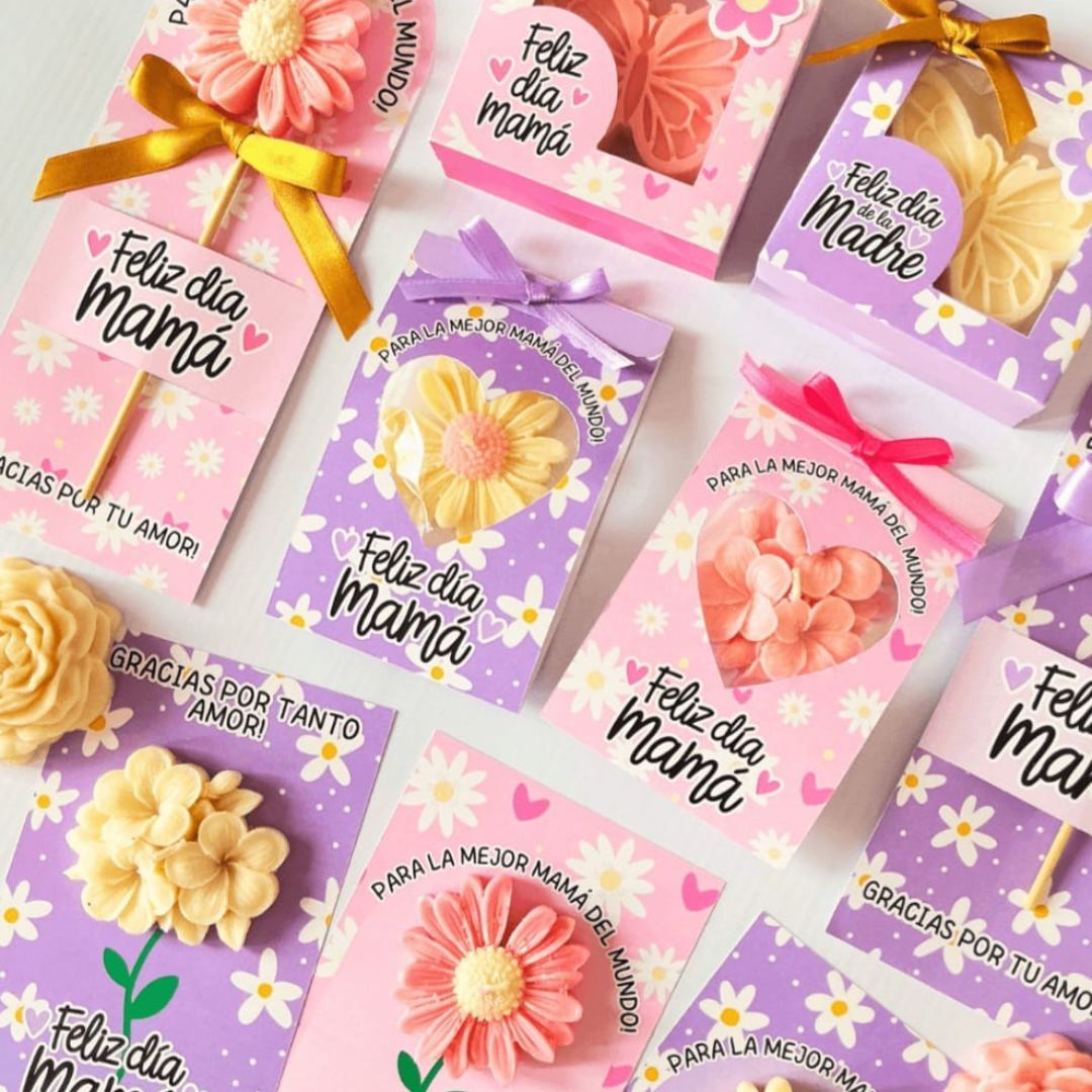 Templates Dia das Mães para Velas Artesanais