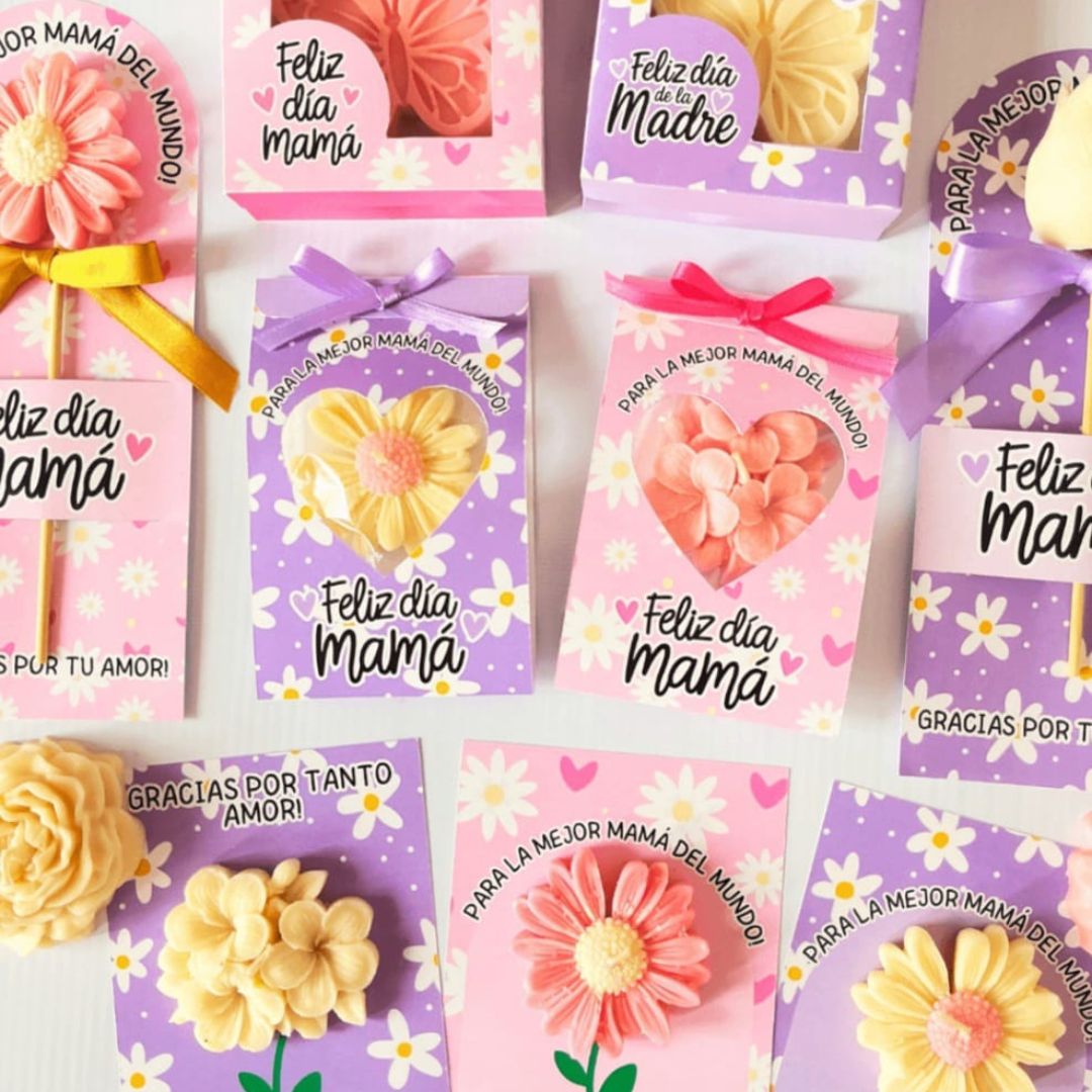 Templates Dia das Mães para Velas Artesanais
