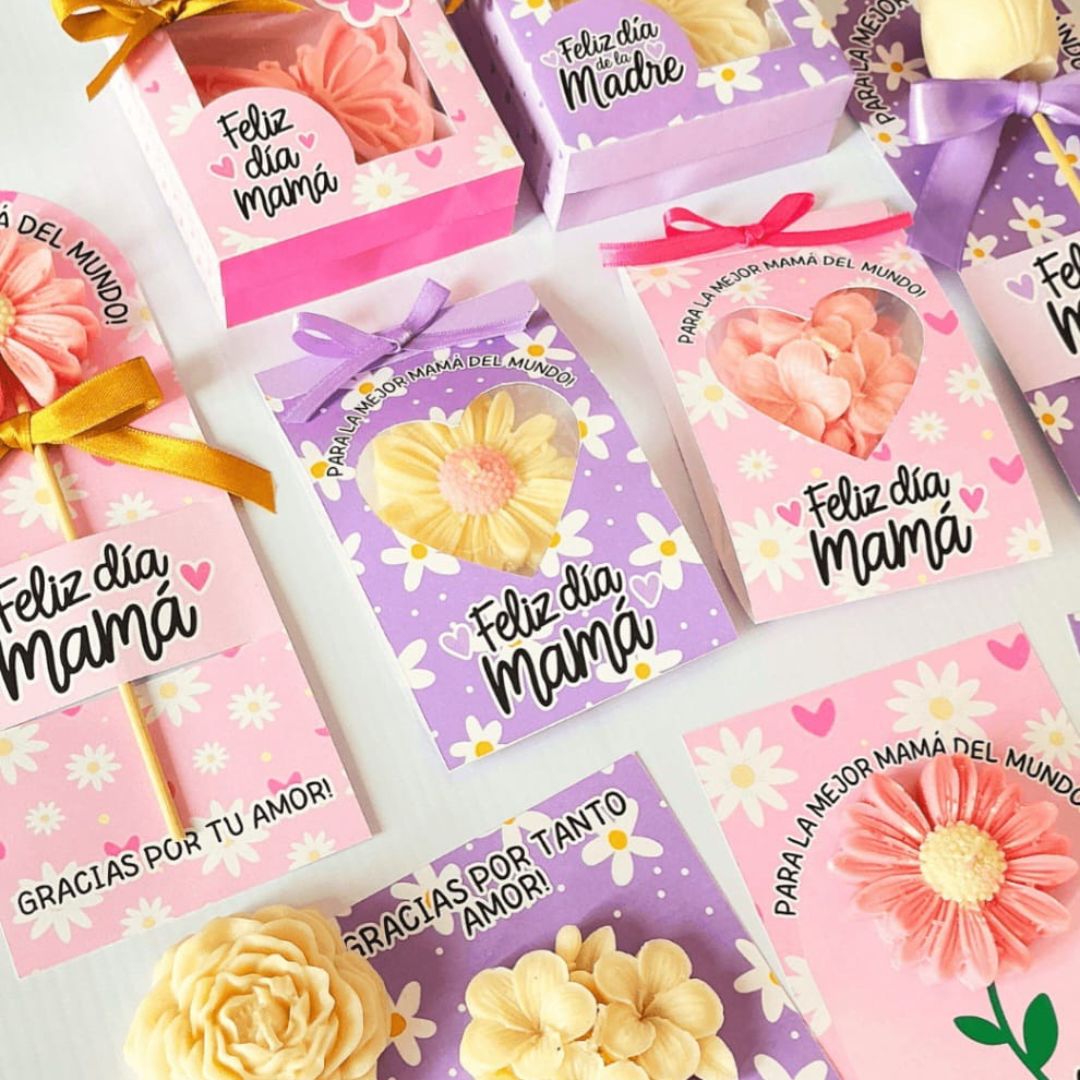 Templates Dia das Mães para Velas Artesanais