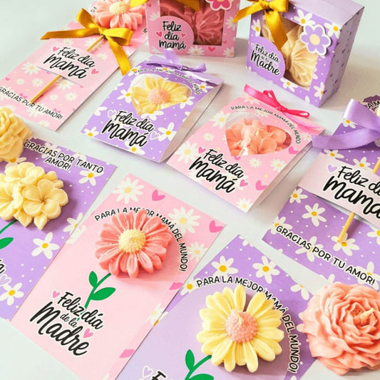 Templates Dia das Mães para Velas Artesanais