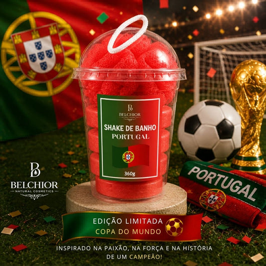 Shake de Banho Portugal 360g – Edição Limitada Copa do Mundo