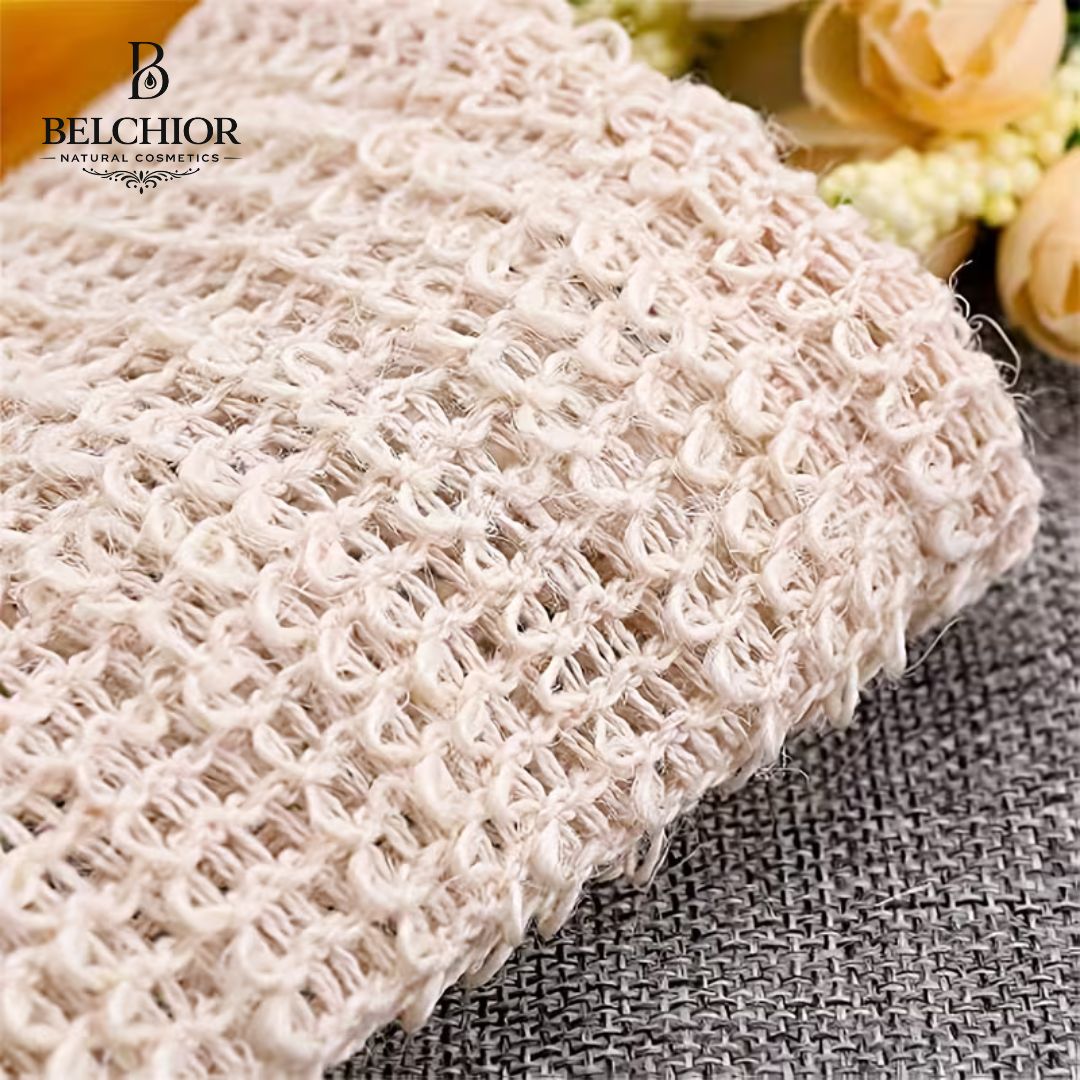 Bolsa de sisal esfoliante para sabonete